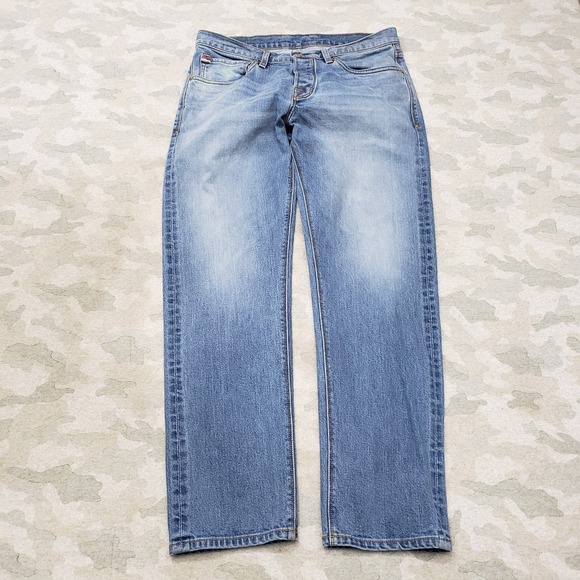 Wies Made Jeans Mens Blue 33x30 Paul Denim Button Fly Medium Wash